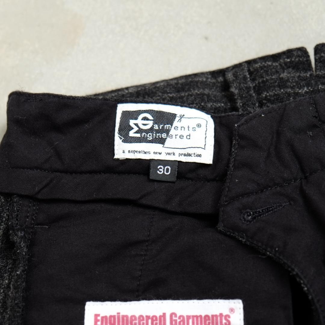 【旧タグEG】エンジニアードガーメンツ ウールストライプ セットアップ M/30