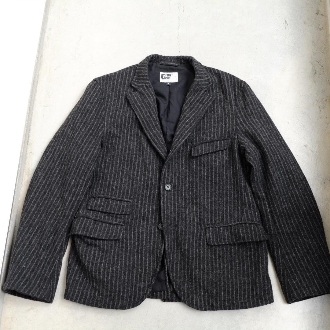 【旧タグEG】エンジニアードガーメンツ ウールストライプ セットアップ M/30