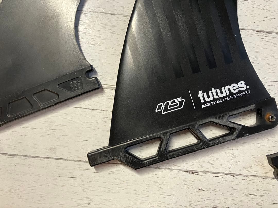 ミッドレングス・ロングボード用シングルフィン➕スタビ３枚セット　フューチャー