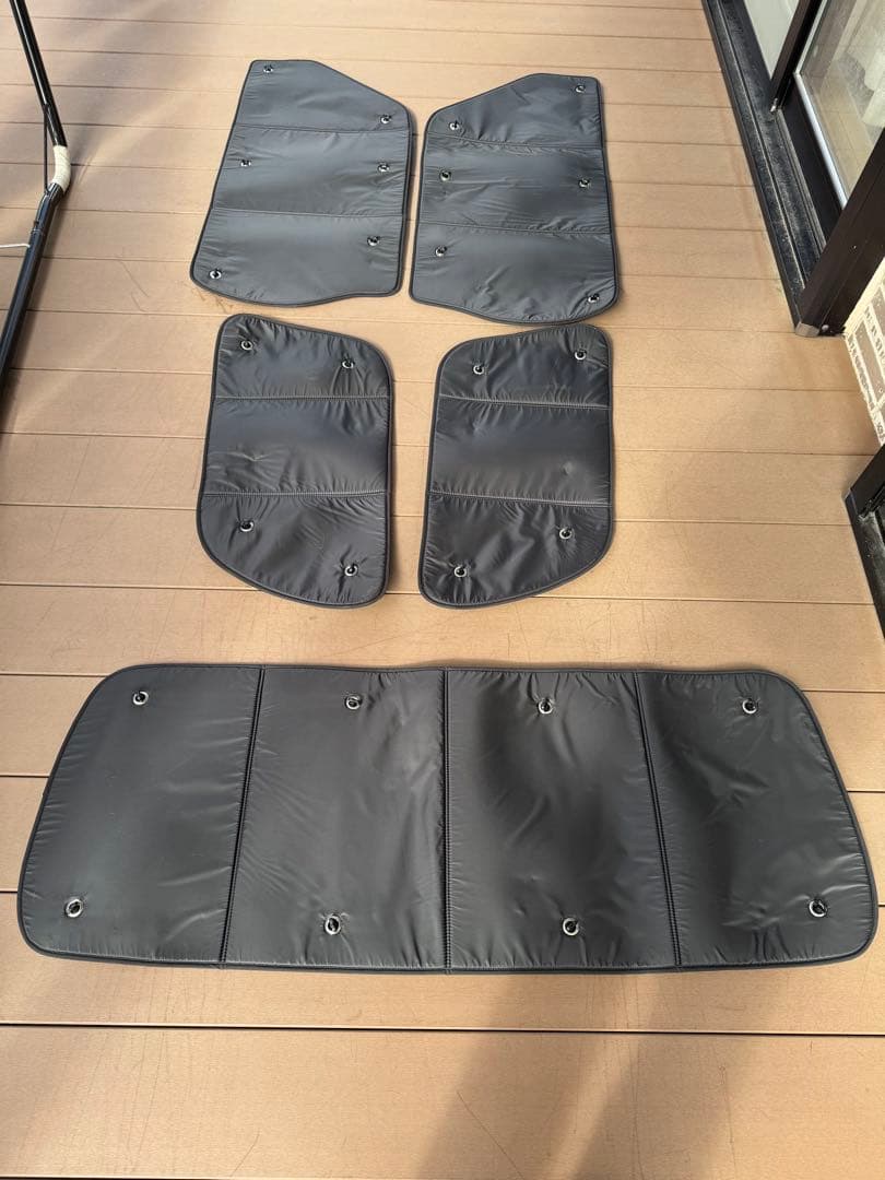 アルファード ヴェルファイア 20系 サンシェード 車中泊 グッズ メッシュ付き