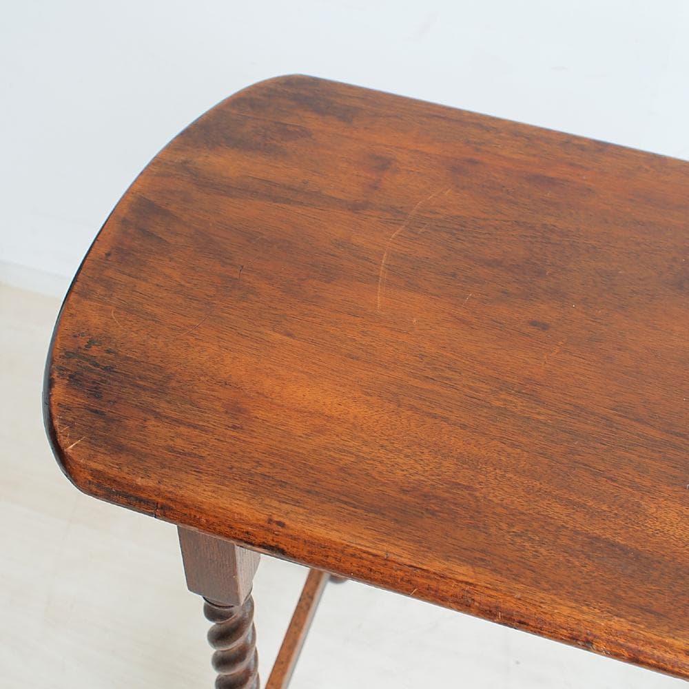 英国アンティーク ツイストレッグ コンソールテーブル イギリス ZR23992