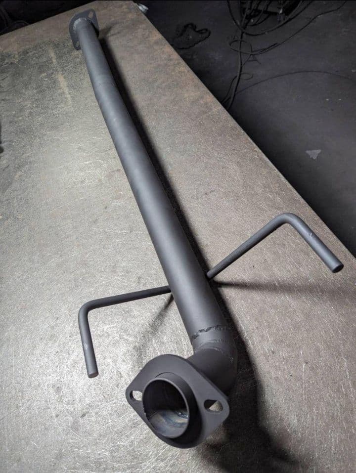 150系ランドクルーザープラド！オリジナル中間ストレートマフラー！