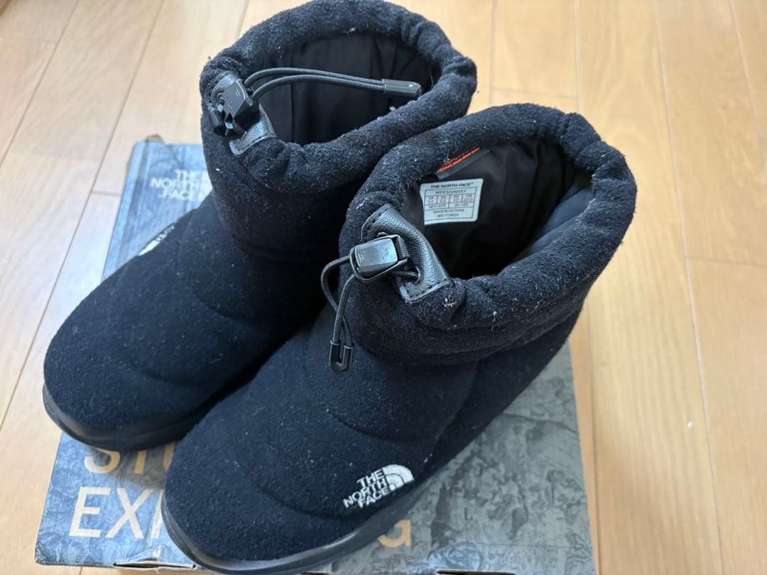 ノースフェイス ヌプシブーツ27.0cm黒　防寒 nuptseウール