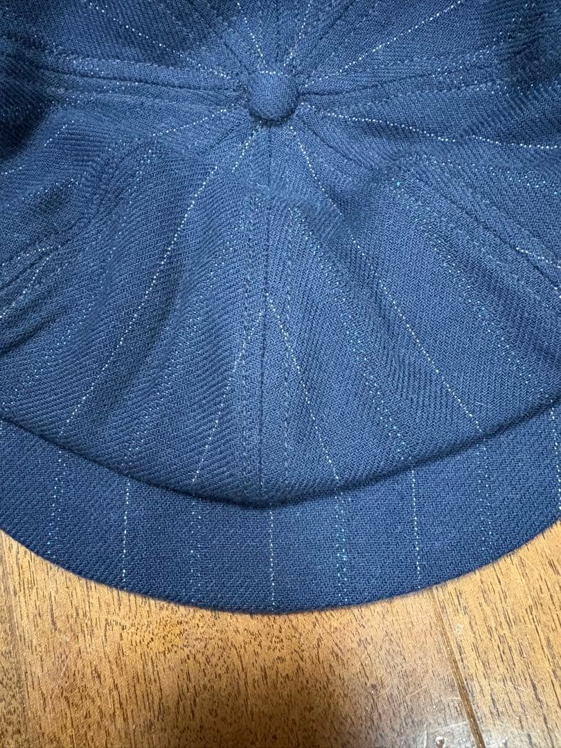 atlast&co timewornclothing ストライプ キャスケット