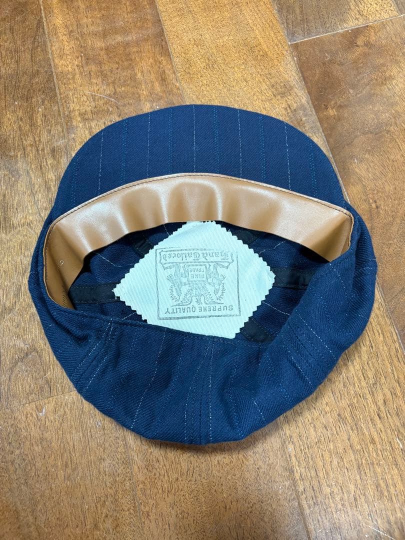 atlast&co timewornclothing ストライプ キャスケット