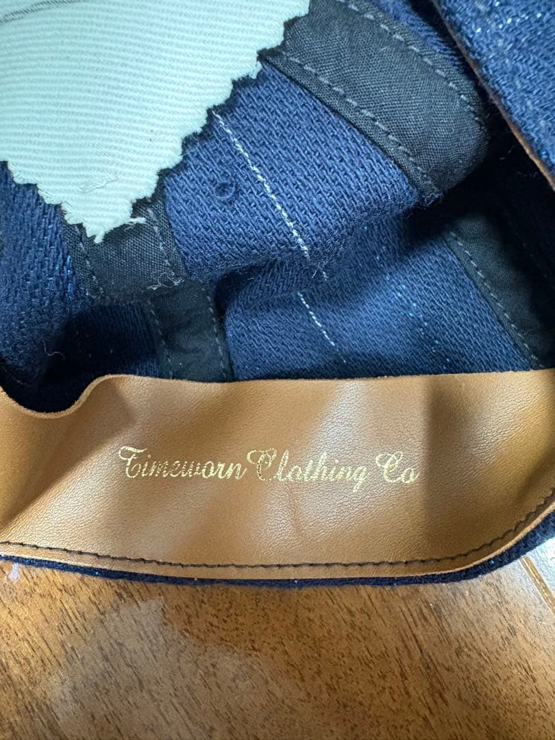 atlast&co timewornclothing ストライプ キャスケット