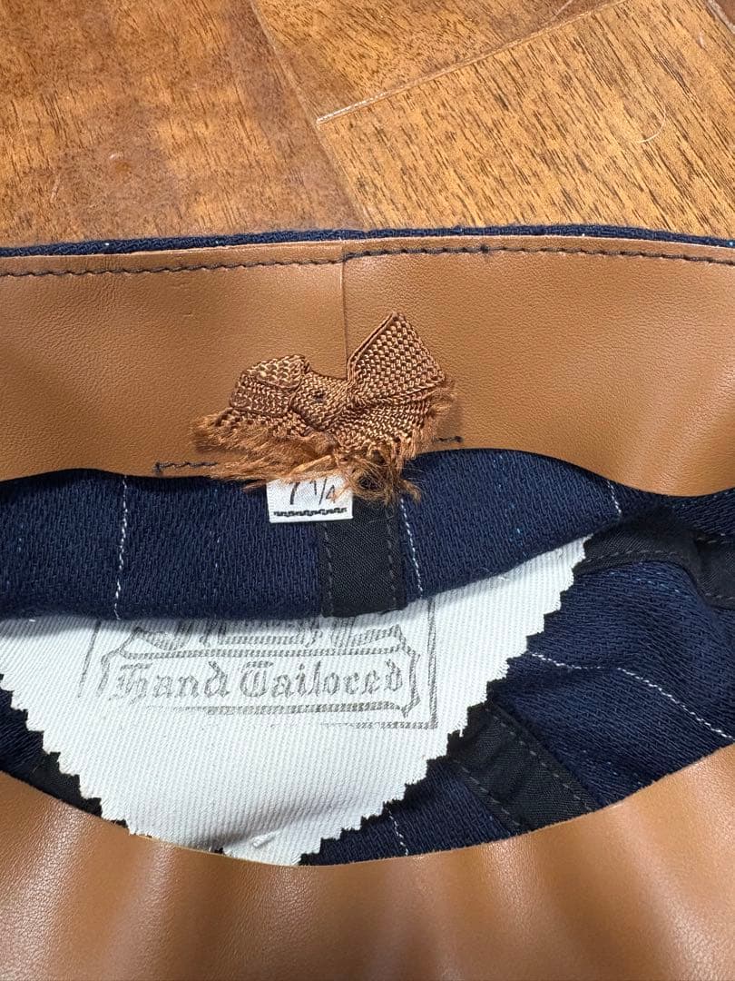 atlast&co timewornclothing ストライプ キャスケット