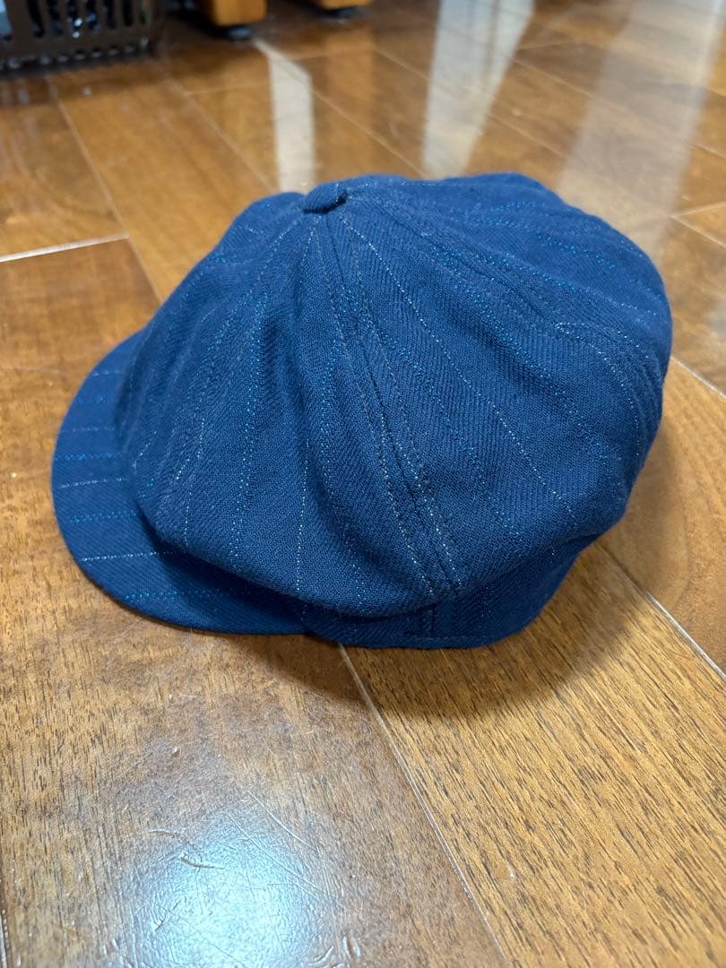 atlast&co timewornclothing ストライプ キャスケット