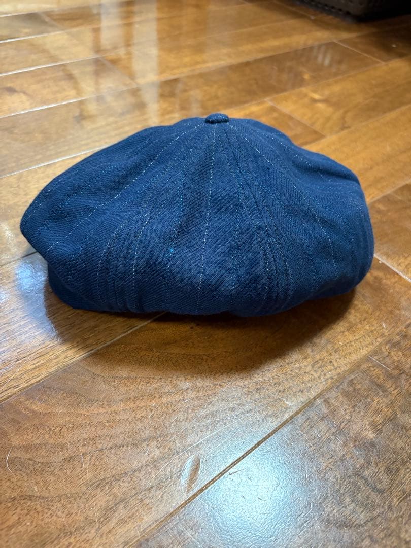 atlast&co timewornclothing ストライプ キャスケット