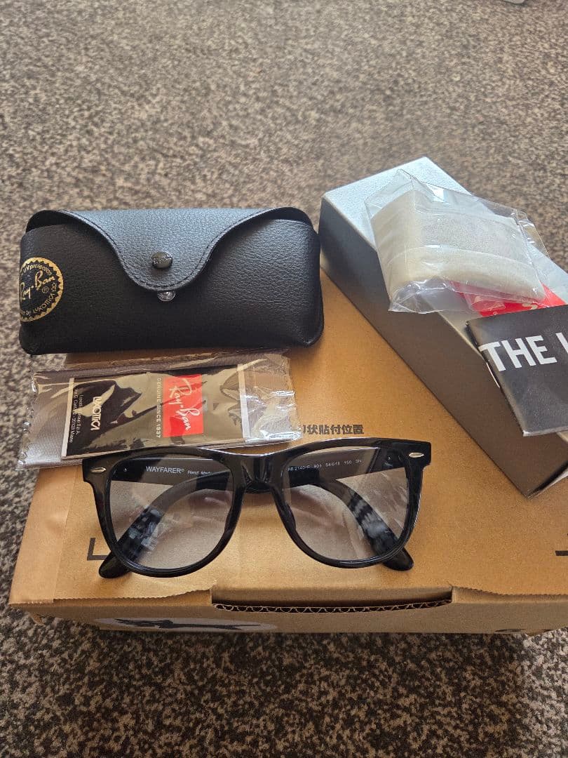 海外正規品 レイバン Wayfarer RB2140-F 901 54 18