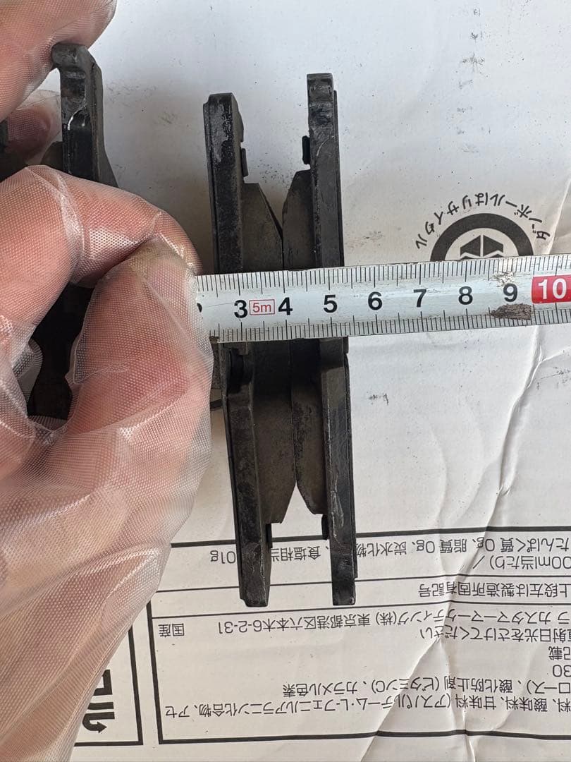  f30 320d 純正ブレーキパッド　　フロントリアセット