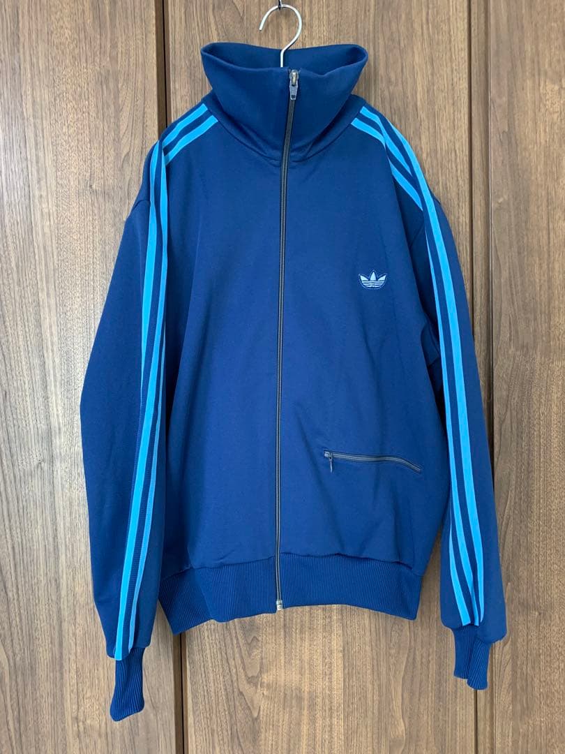 ぬ*様 80s adidas vintage デサント製　トラックジャケット　ジ