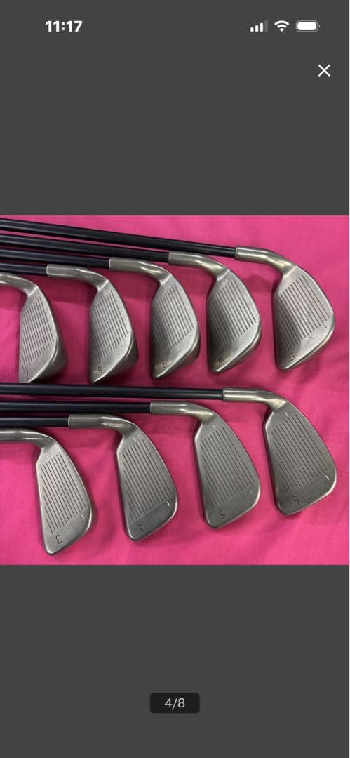 ISI 黒どっと　PING ピン　アイアン　9本