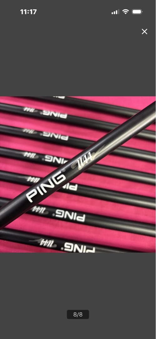 ISI 黒どっと　PING ピン　アイアン　9本