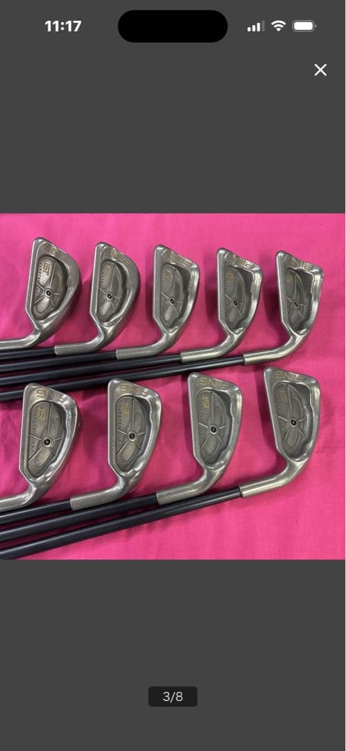 ISI 黒どっと　PING ピン　アイアン　9本