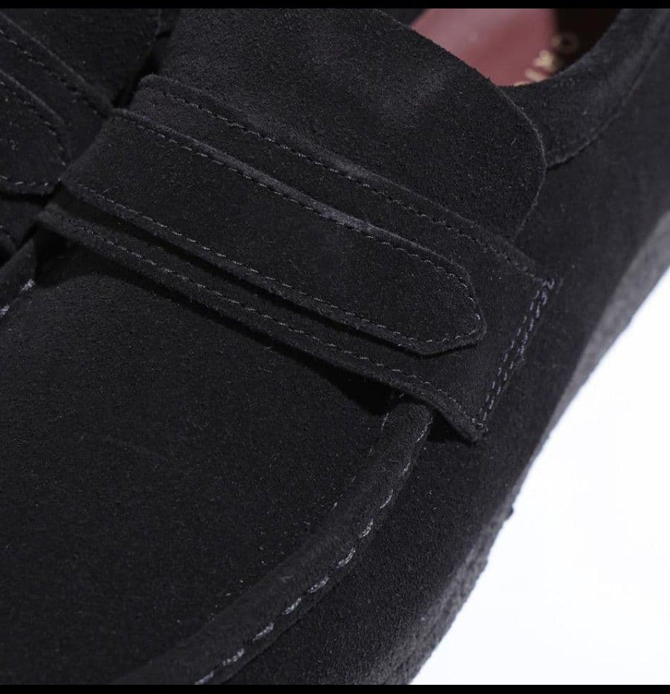 CLARKS ORIGINAL ワラビーローファー メンズ スエードブラック