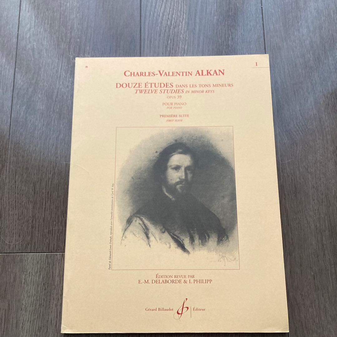 Ch.V.ALKAN/ DOUZE ÉTUDES