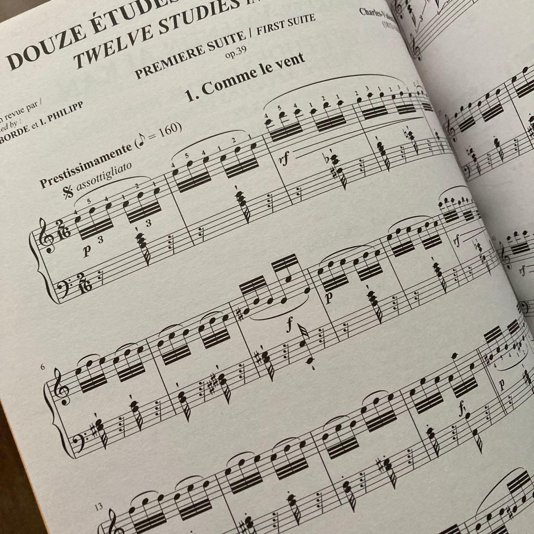 Ch.V.ALKAN/ DOUZE ÉTUDES