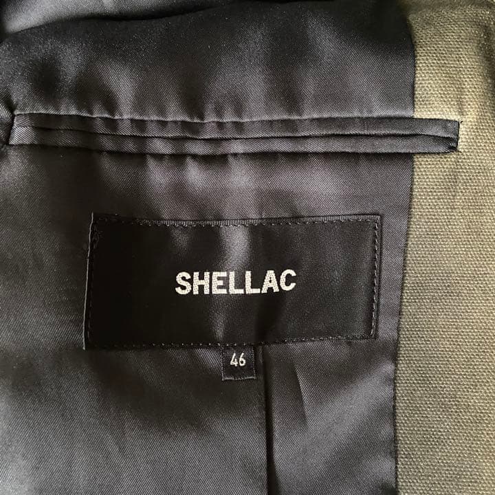 SHELLAC ミリタリーコート ジャケット ファー付 カーキ 古着 90s
