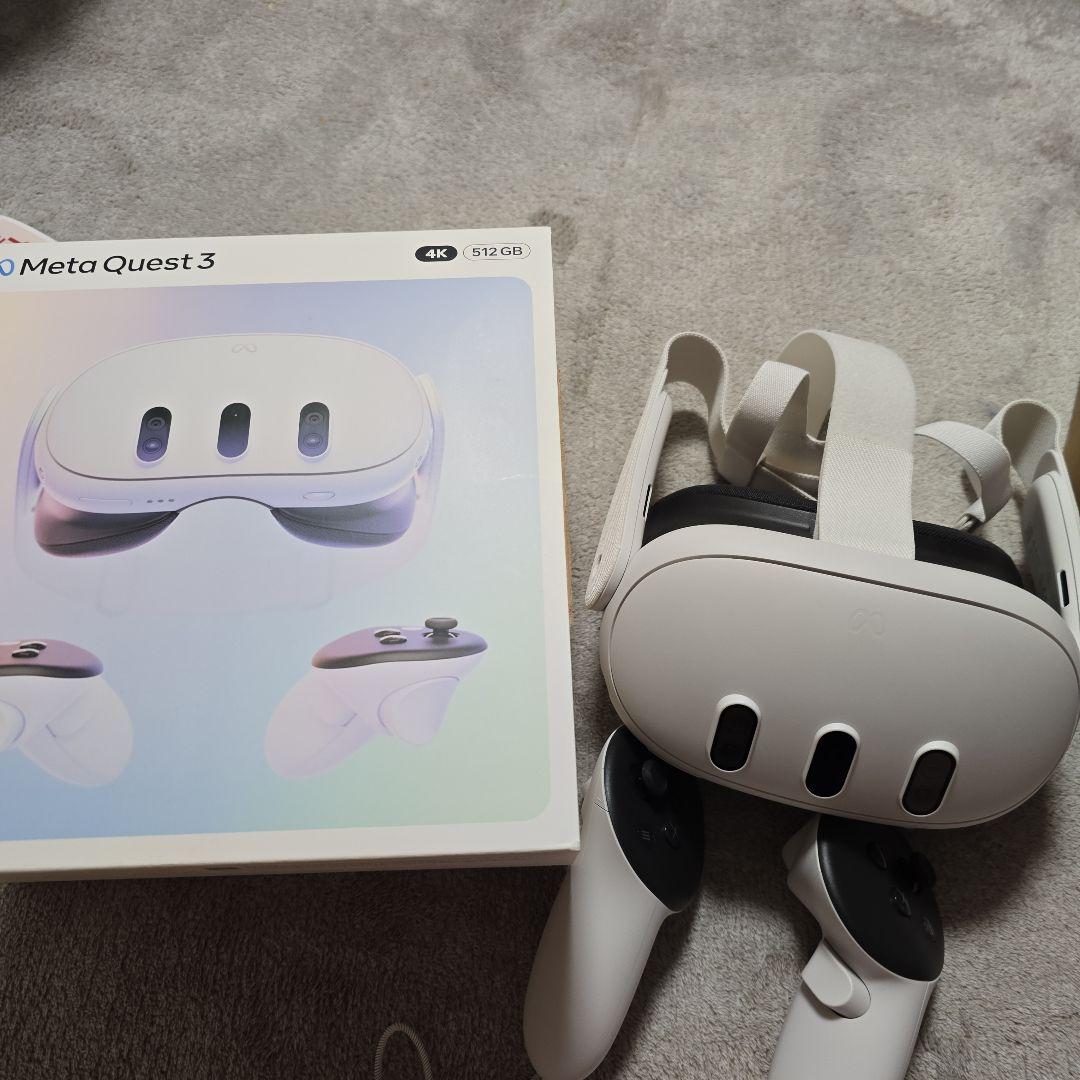  Quest 3 512GB ホワイト VRヘッドセット