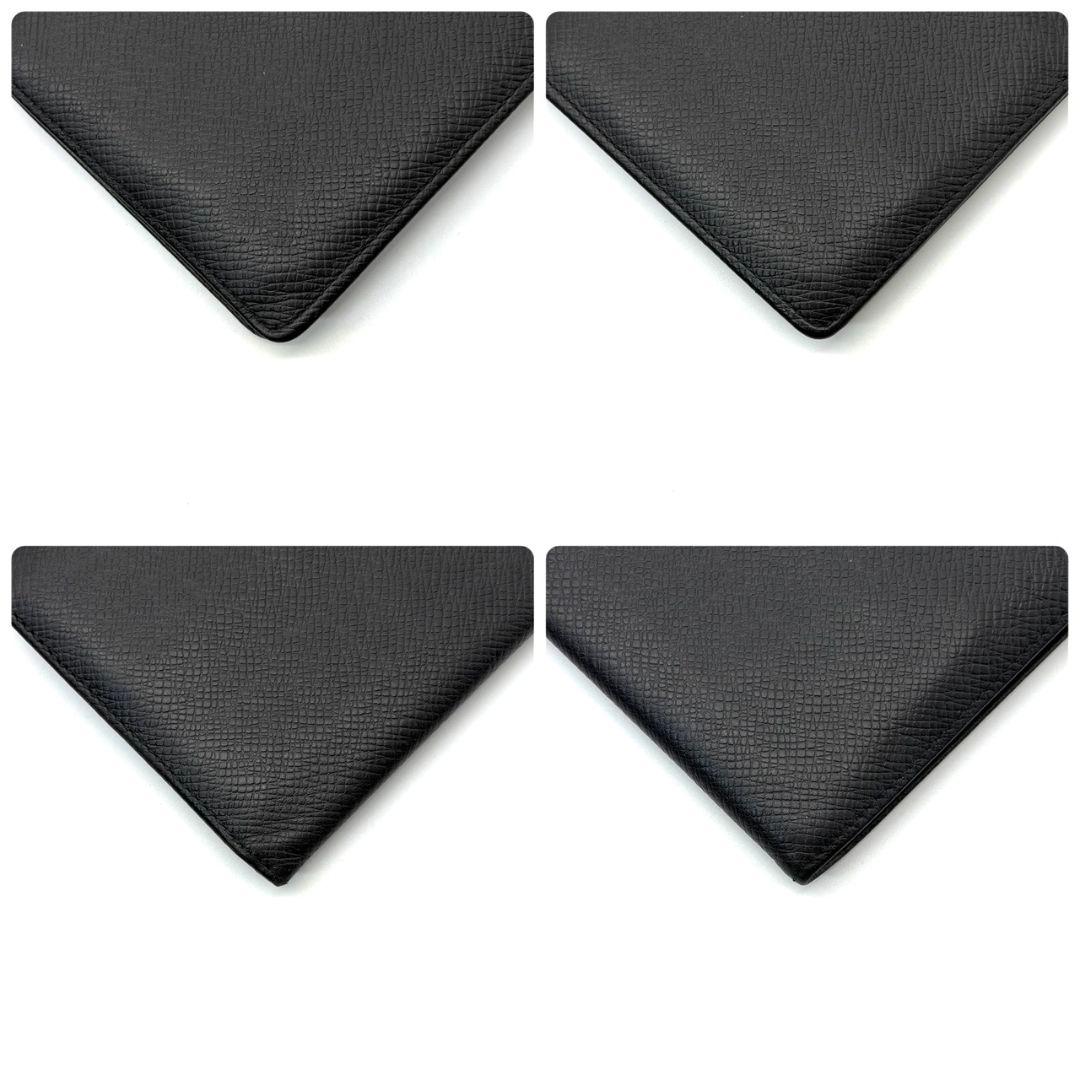 良品 ルイヴィトン タイガ ポルト ビエ 3カルト クレディ 財布 黒 ブラック