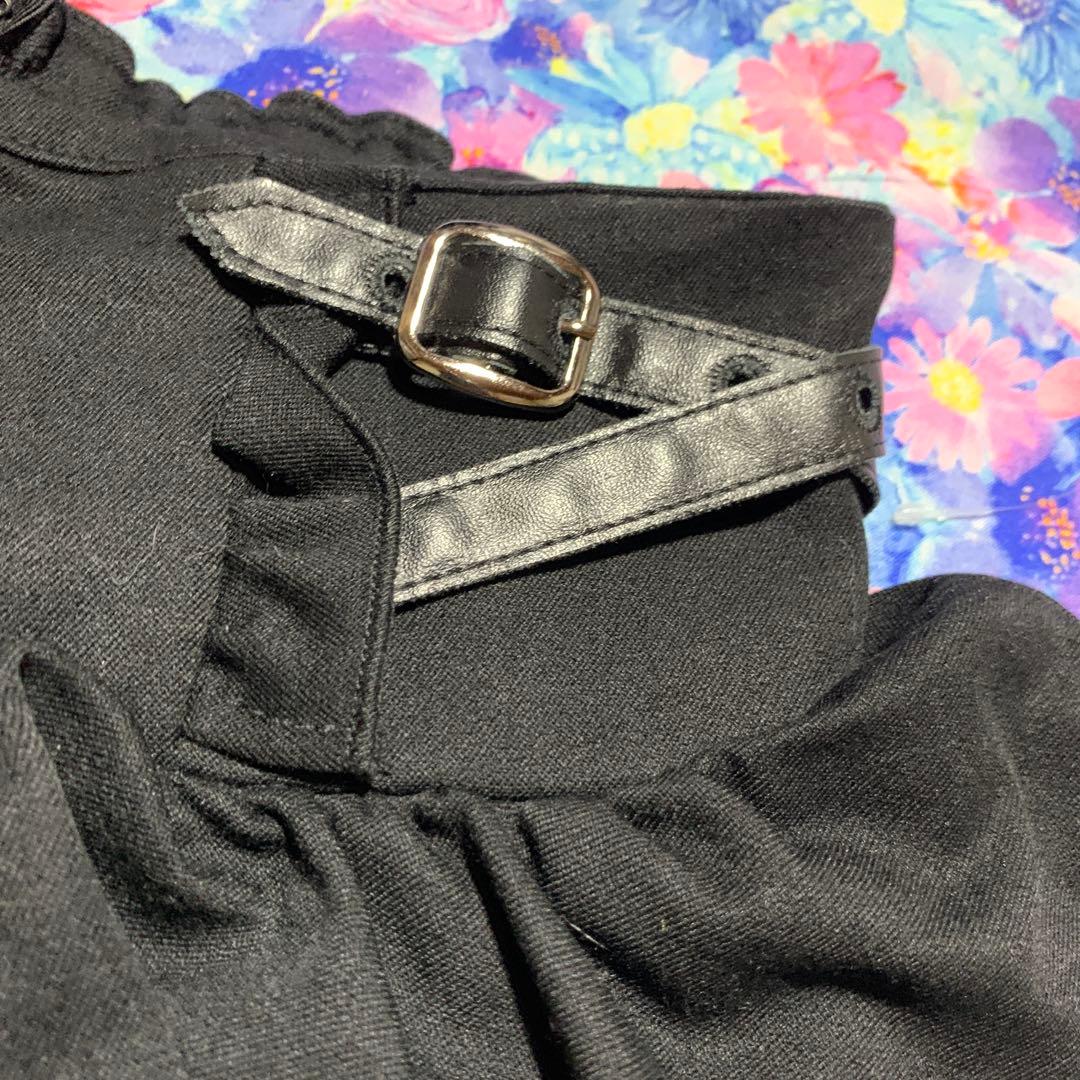 Piumフリル ブラック フレアスカート FREE