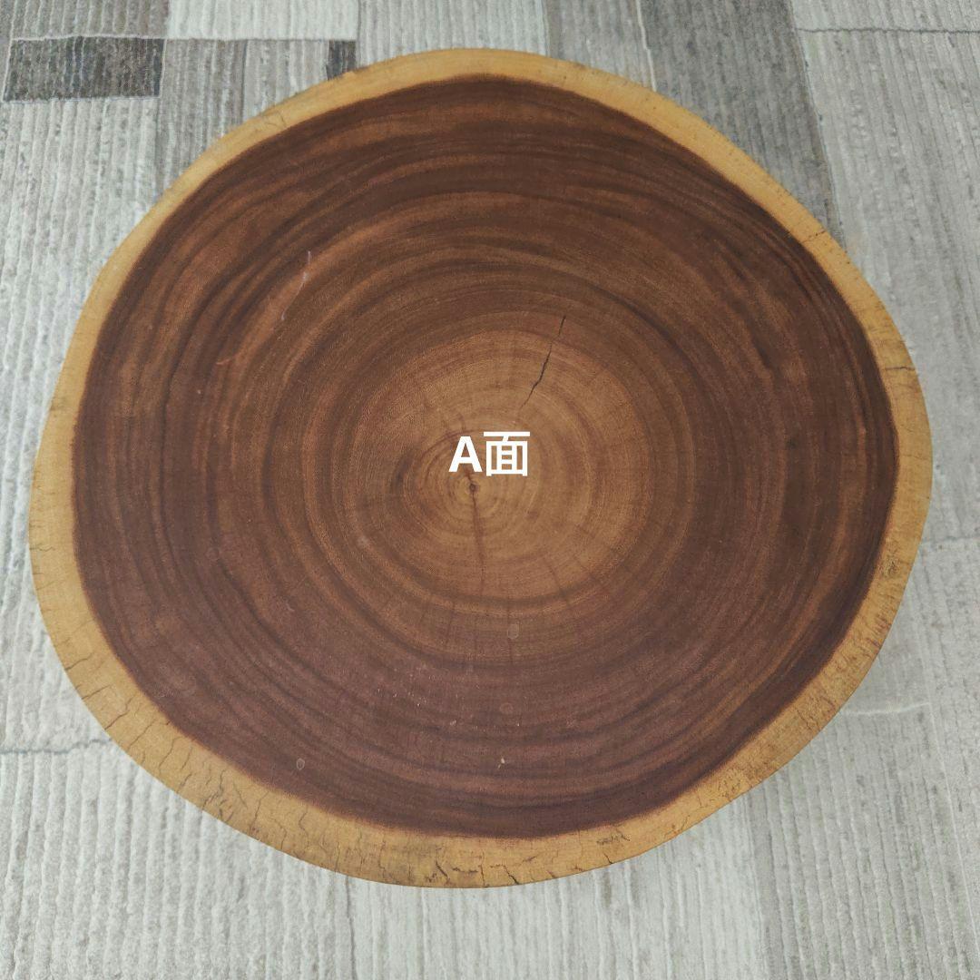 モンキーポッド（無垢輪切り1枚板）脚付き