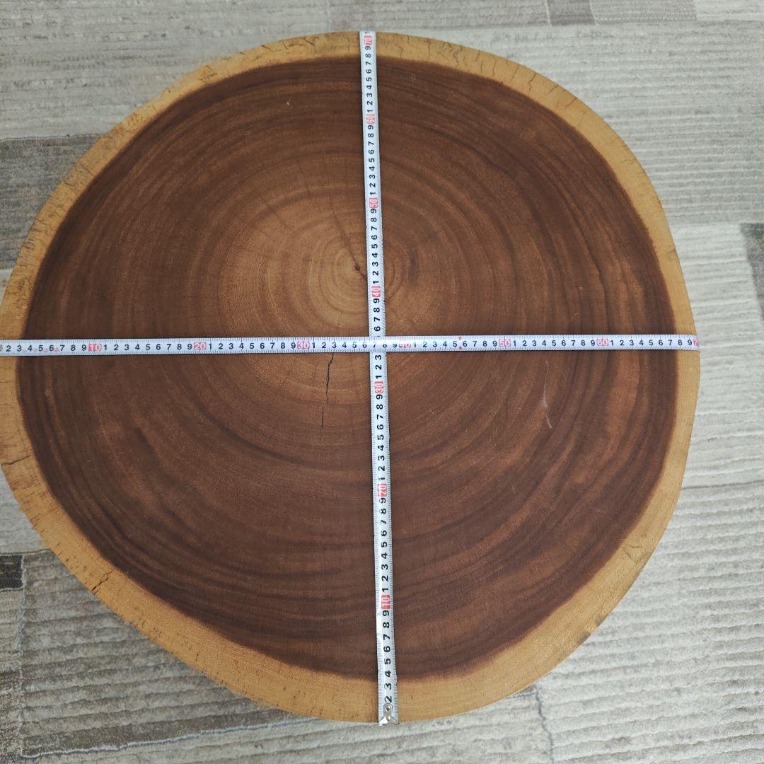 モンキーポッド（無垢輪切り1枚板）脚付き