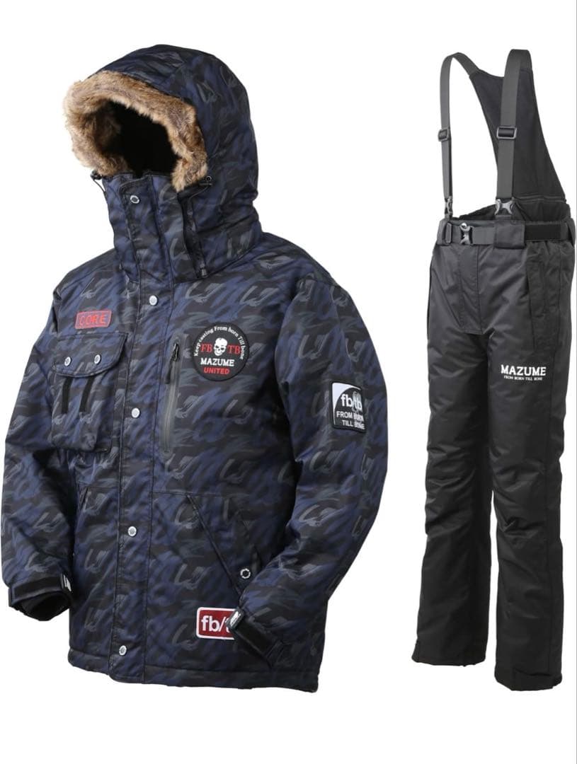 マズメ コアオールウェザースーツ Mサイズ　防寒防水