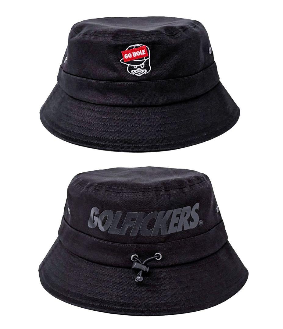 Golfickers バケットハット ブラック