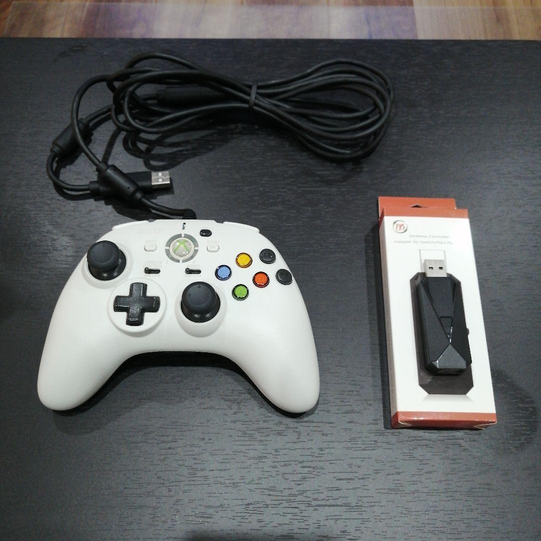 XBOX360 ホリパッドEX2ターボ コントローラーアダプターセット