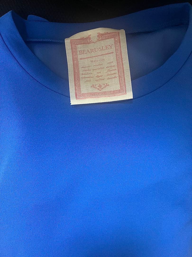 ビアズリーTブラウス(ブルー)