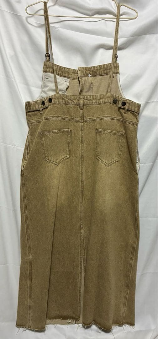 新品ヤマダヤ　ラディエイト アシメフロントデニムジャンパースカート