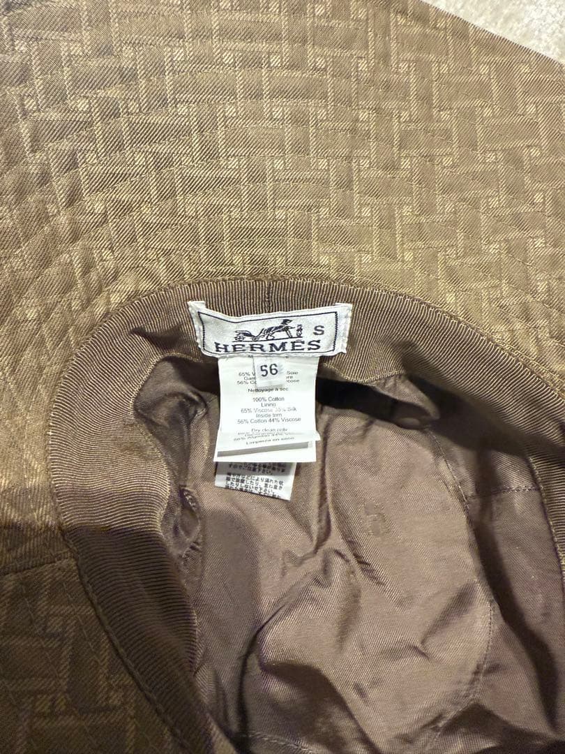 Hermès ブラウン バケットハット S/M