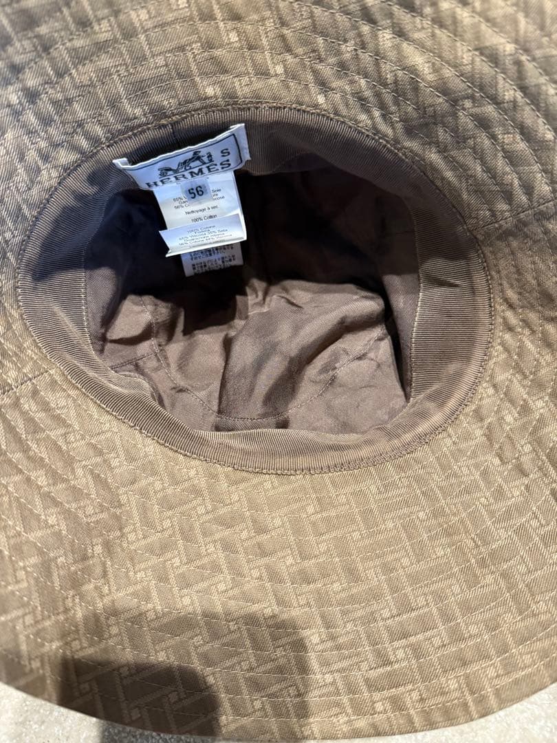 Hermès ブラウン バケットハット S/M