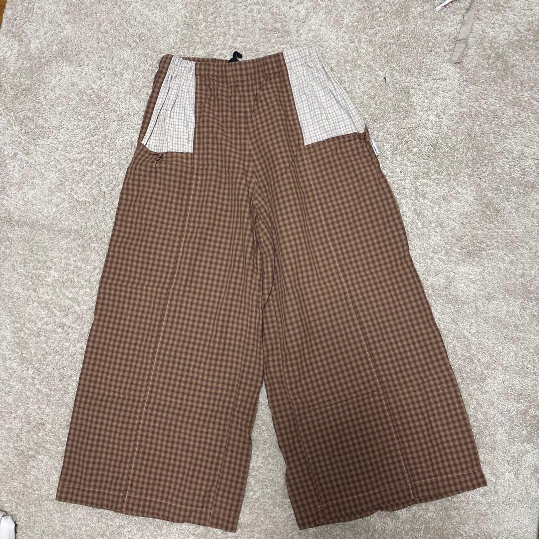 b*o様 this uniform チェックパンツ