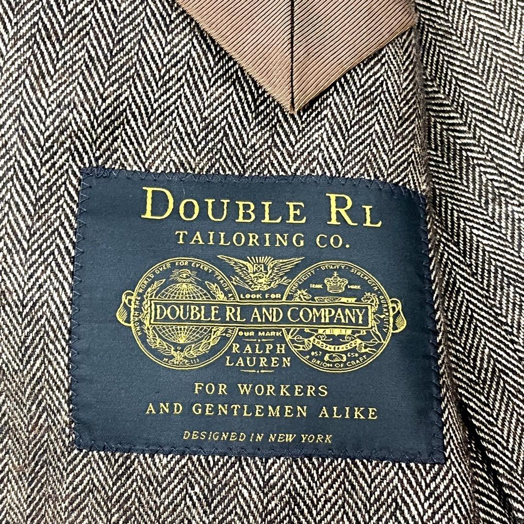 希少 美品 RRL ヘリンボーン テーラードジャケット エルボーパッチ ツイード