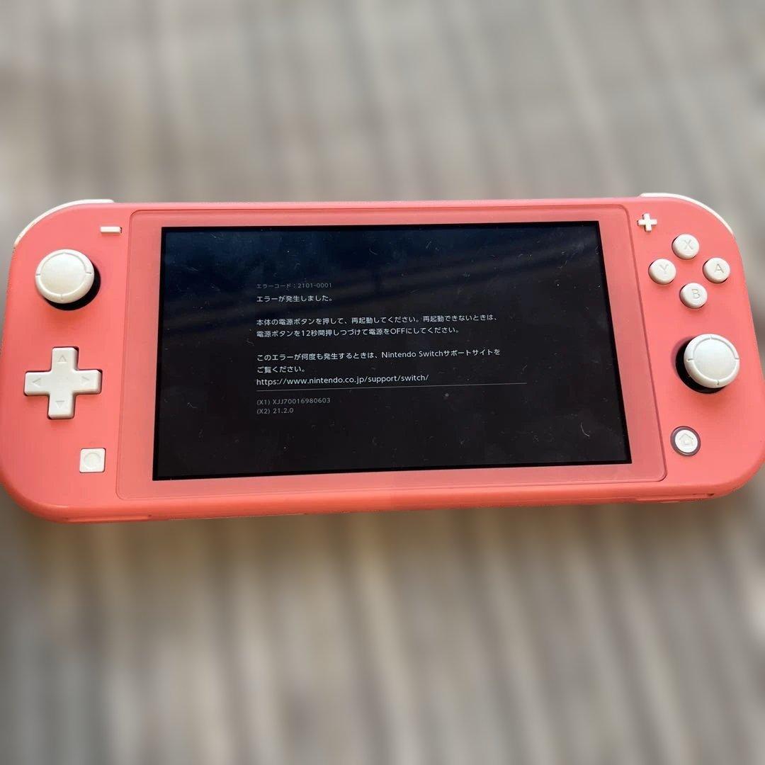ジャンク品Nintendo Switch Lite コーラル