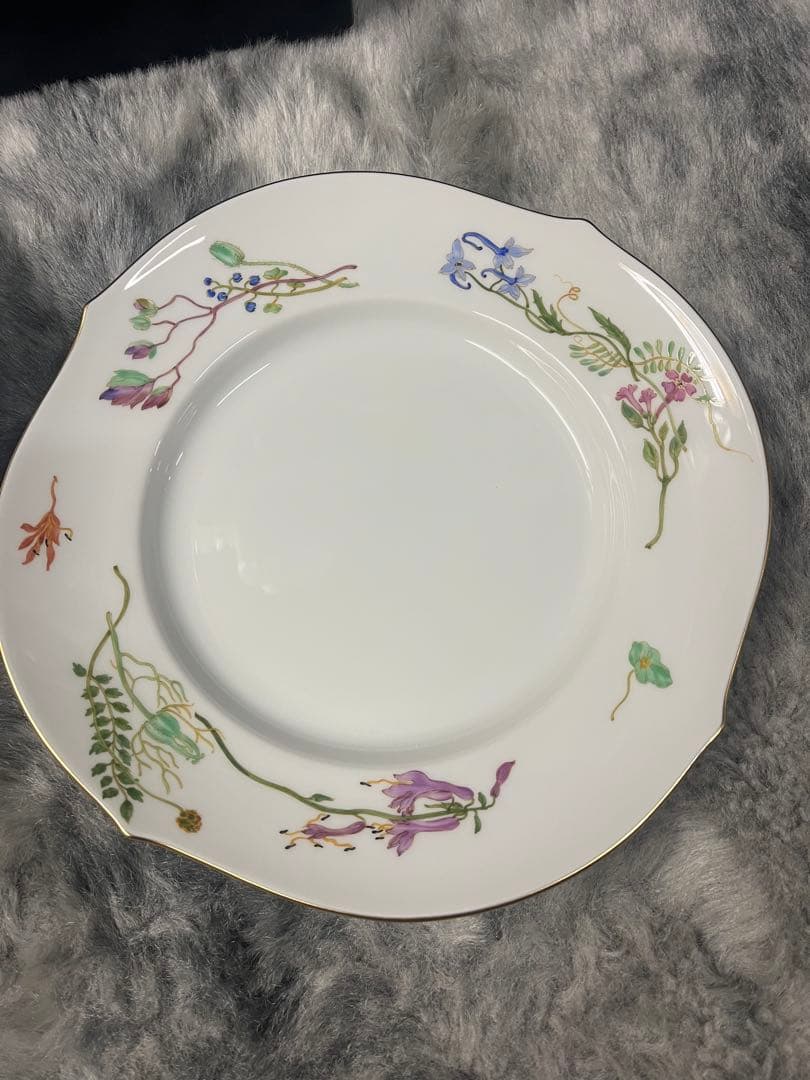 マイセン フローラ ヴェレンシュピール　プレート 2枚　ケーキ皿