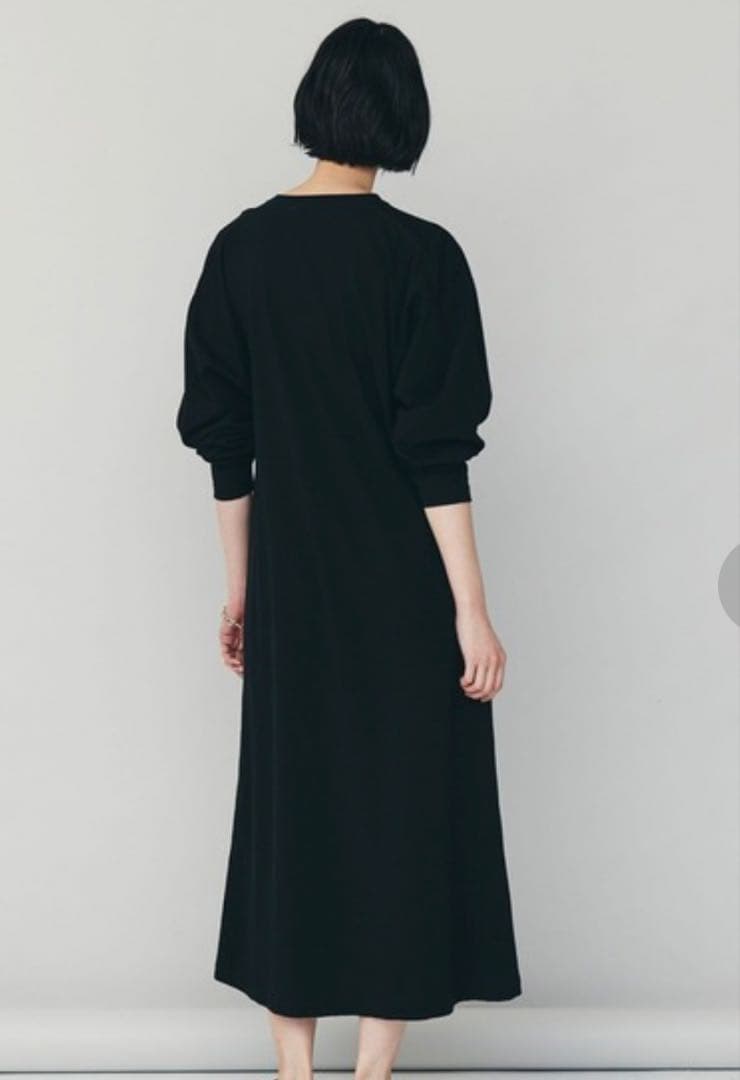 【新品】Curensology カレンソロジー　ツイストジャージワンピース　黒