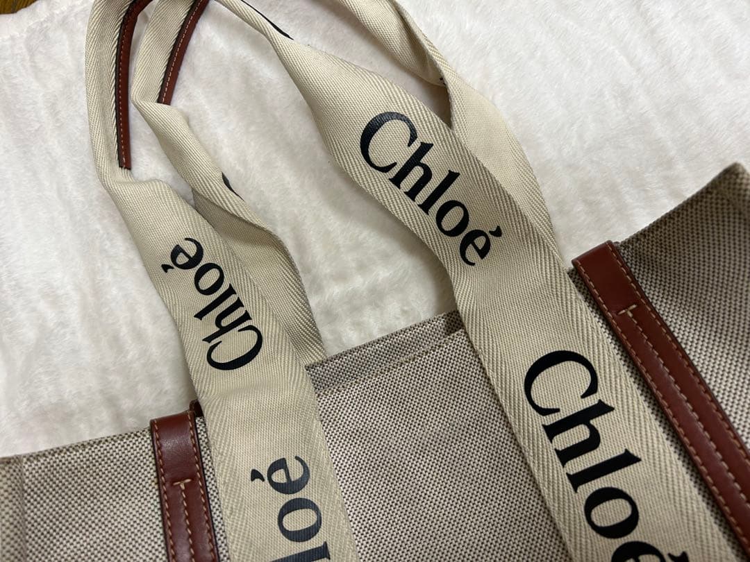 Chloé トートバッグ ベージュ/ブラウン