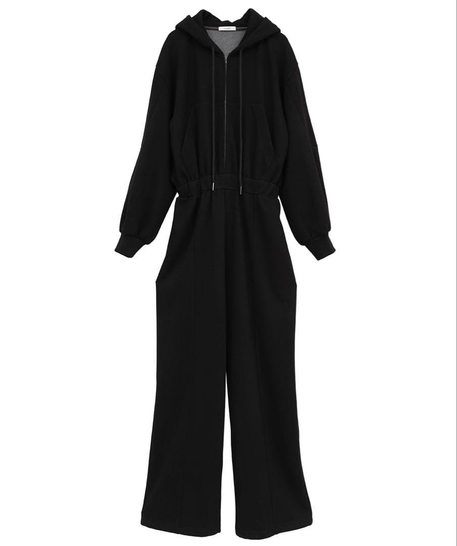 CLANE HOODED SWEAT ALL IN ONE ブラック　0