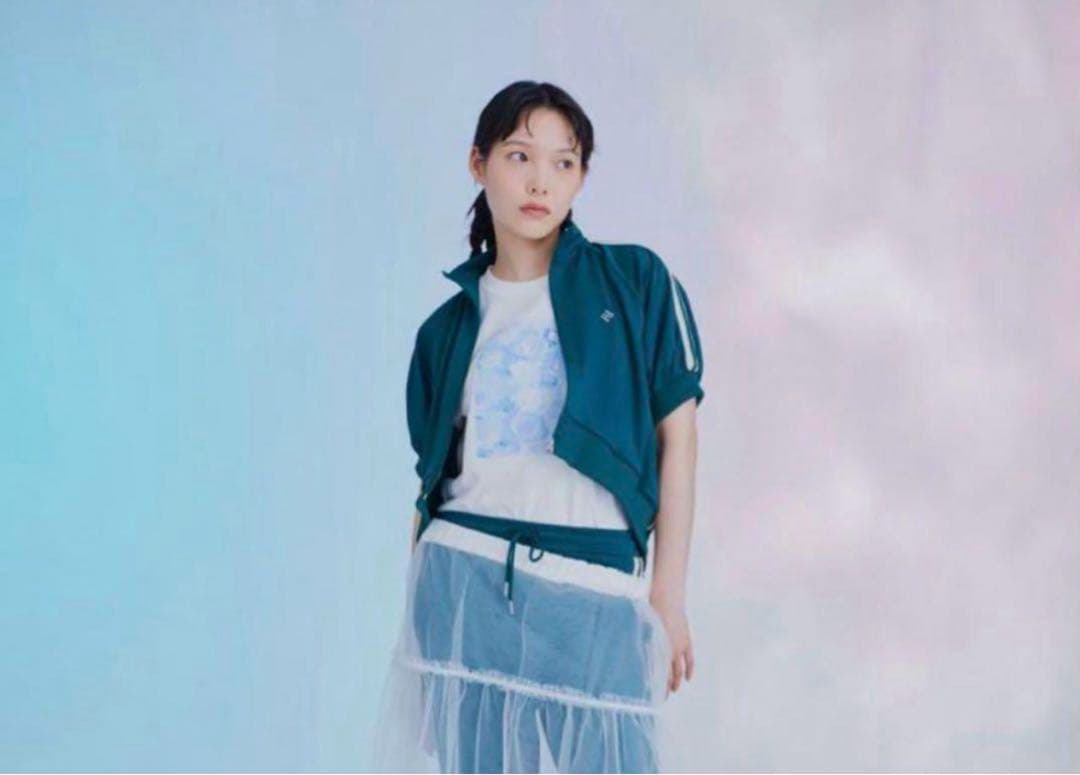 poppy あさぎーにょ　ジャージトップス