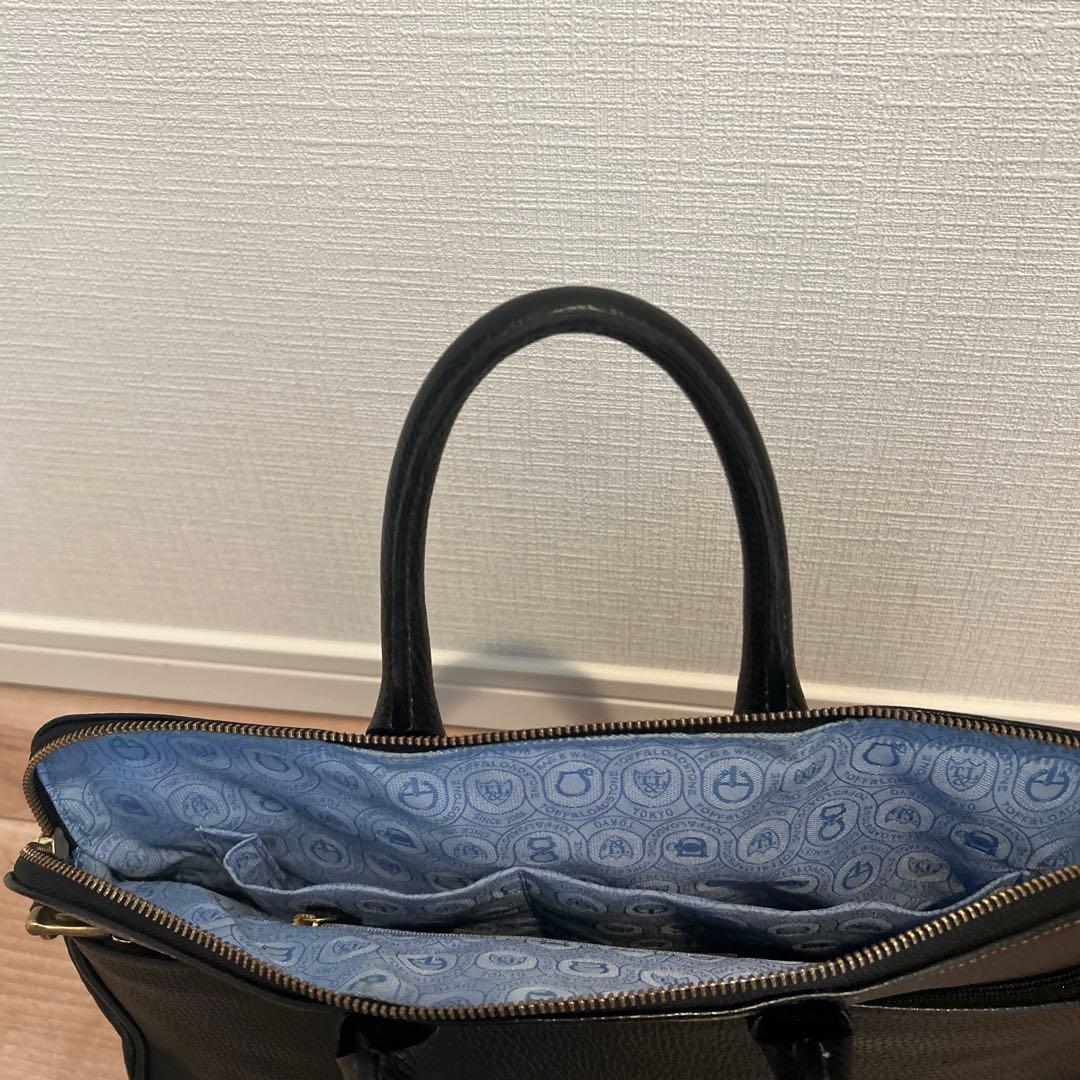 【TOFF&LOADSTONE】レディースブリーフケース 黒レザー