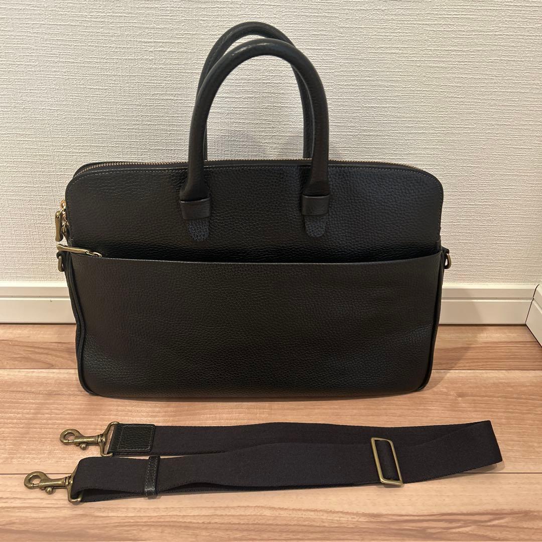 【TOFF&LOADSTONE】レディースブリーフケース 黒レザー