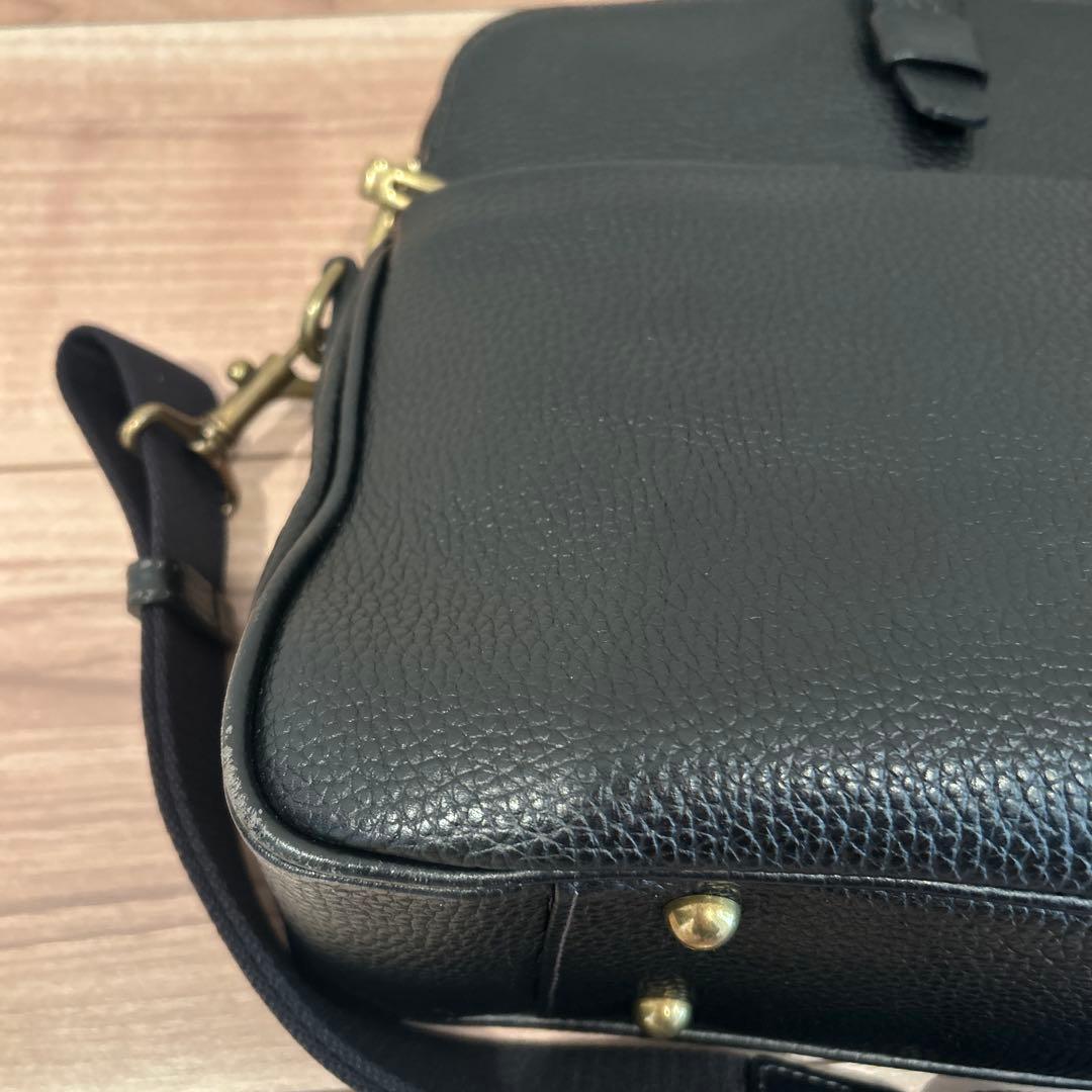 【TOFF&LOADSTONE】レディースブリーフケース 黒レザー