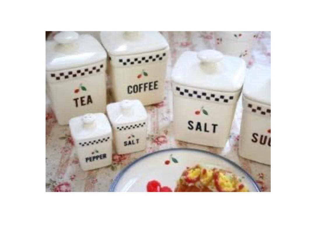 Many マニー　チェリー　キャニスター4点セット♡