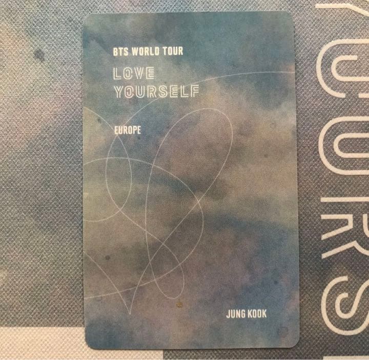 BTS LOVE YOURSELF EUROPE ジョングク 公式トレカ