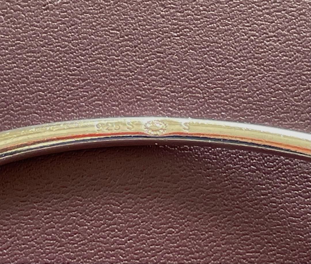 ジョージジェンセン　オフスプリング　シルバー オーバル バングル