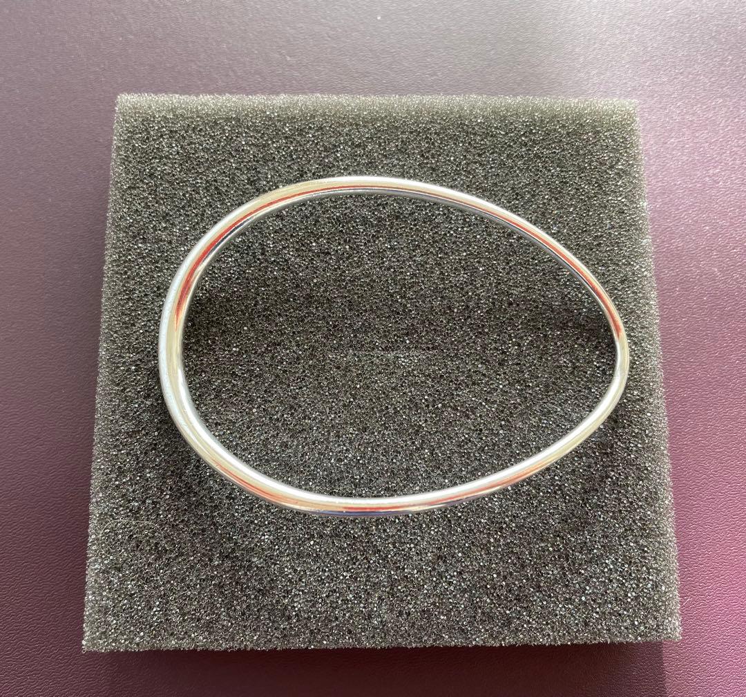 ジョージジェンセン　オフスプリング　シルバー オーバル バングル